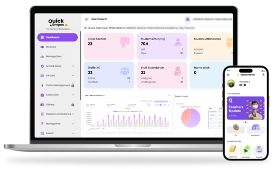 quickCampus dashboard